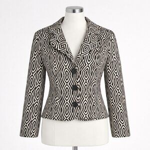 VTG Joseph Ribkoff Geometric Print Blazer